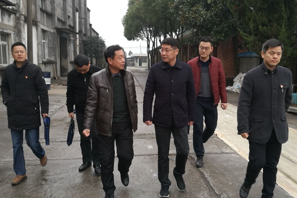 县委常委,组织部长张斌走访调研丁家桥镇非公企业党建工作