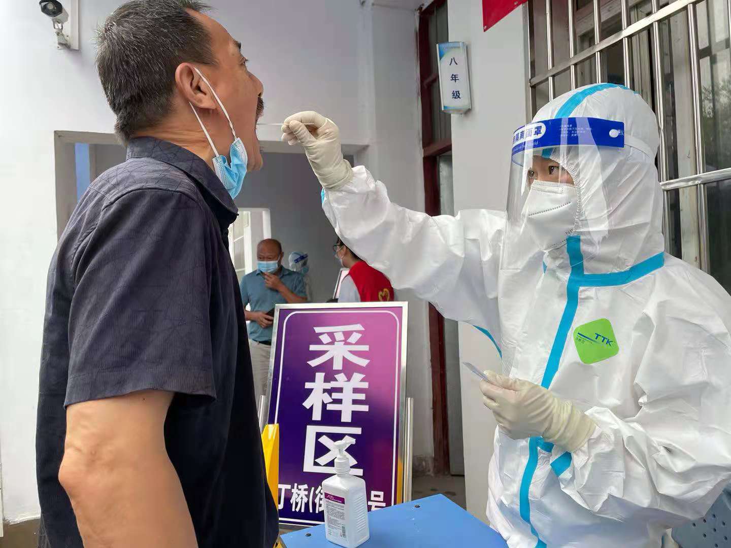 丁家桥镇：组织开展核酸采样应急演练